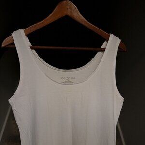 Ann Taylor Womens Tank Tops, White Small